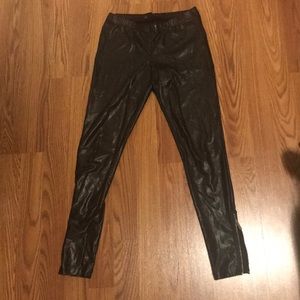 Leather Armani Exchange Leggings